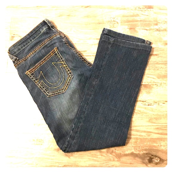 True Religion Johnny Big T Straight Denim Jeans - Picture 1 of 5